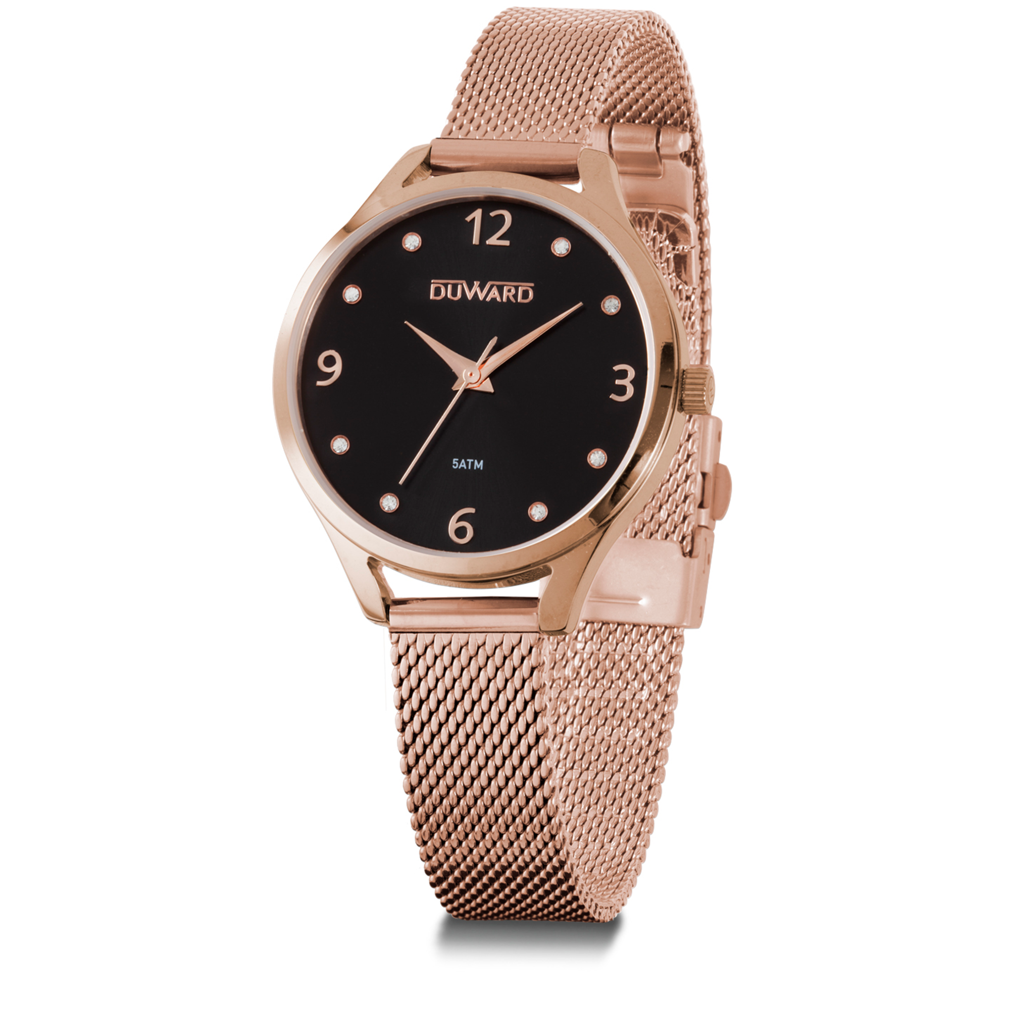 Señora Brazalete/caja:acero IProsa.3agu.Negro rosa