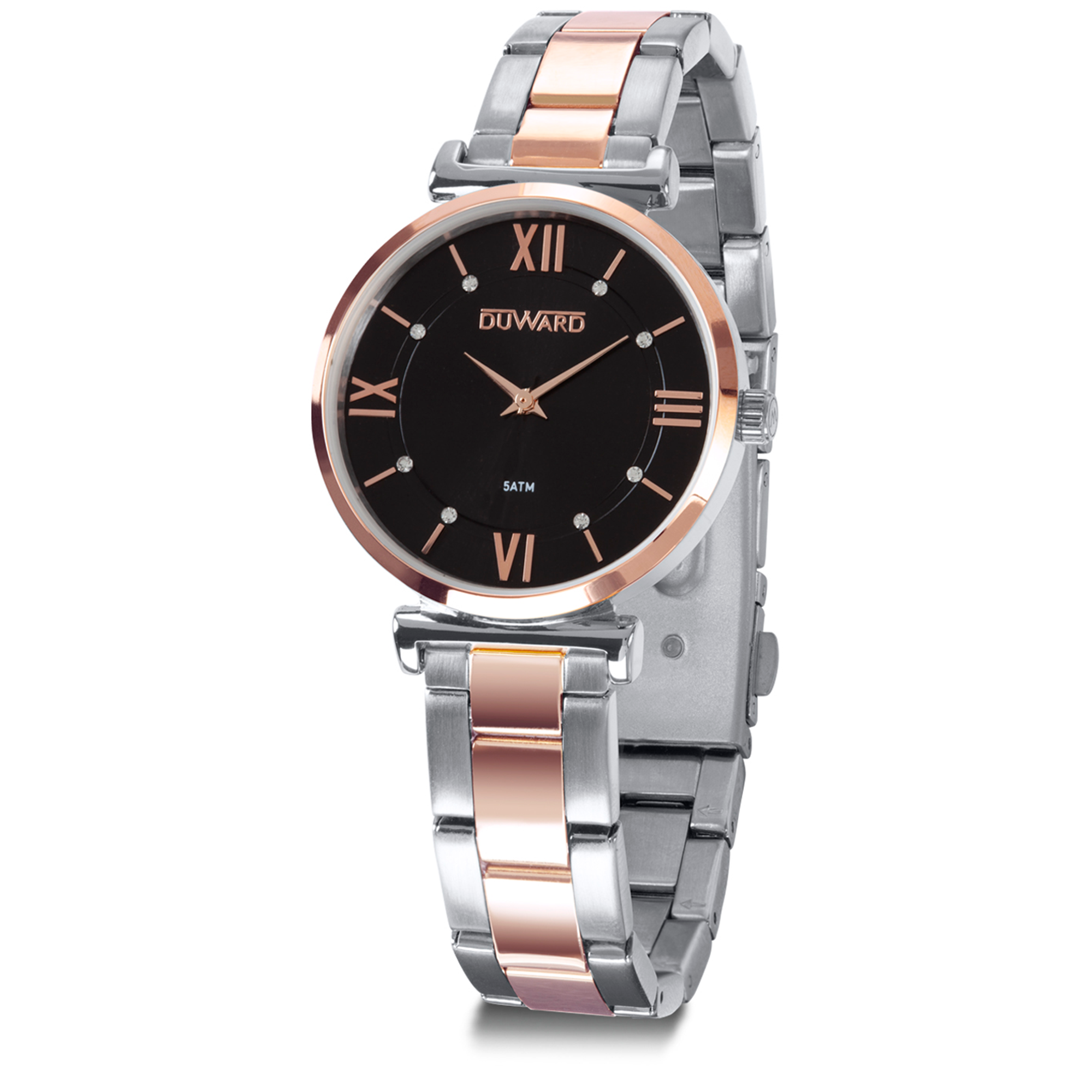 Señora.Brazalete/Caja:acero+IProsado.3agu.Neg