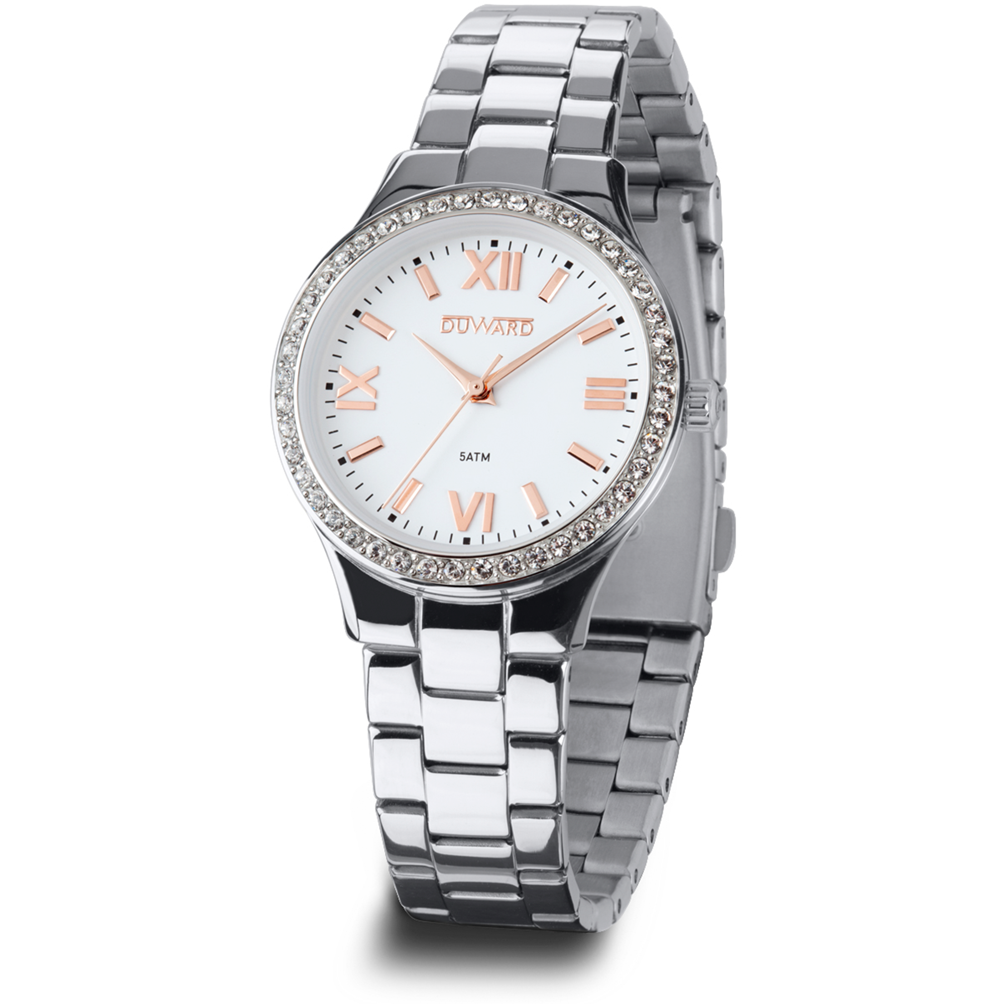 Reloj de mujer con caja y brazalete en acero