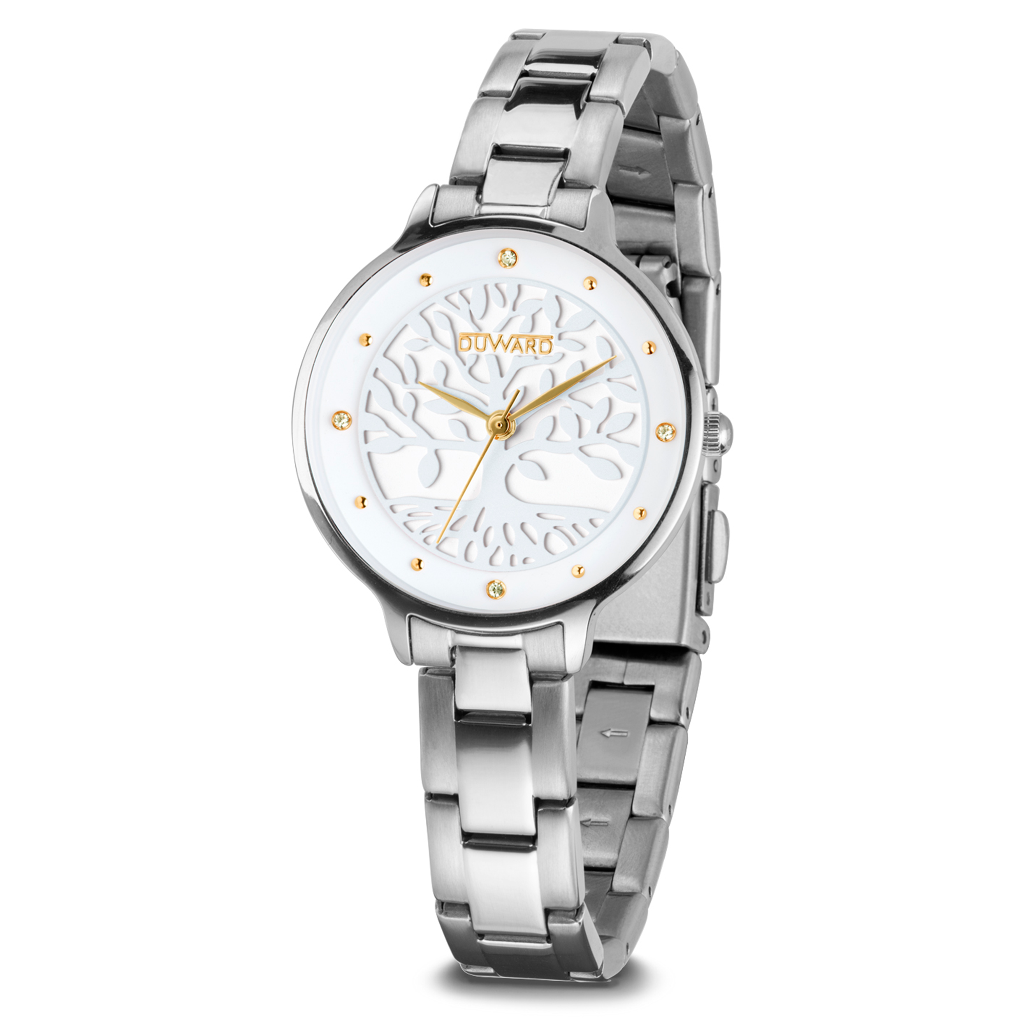 Señora.Brazalet/caja:acero.3agu.Blanca.