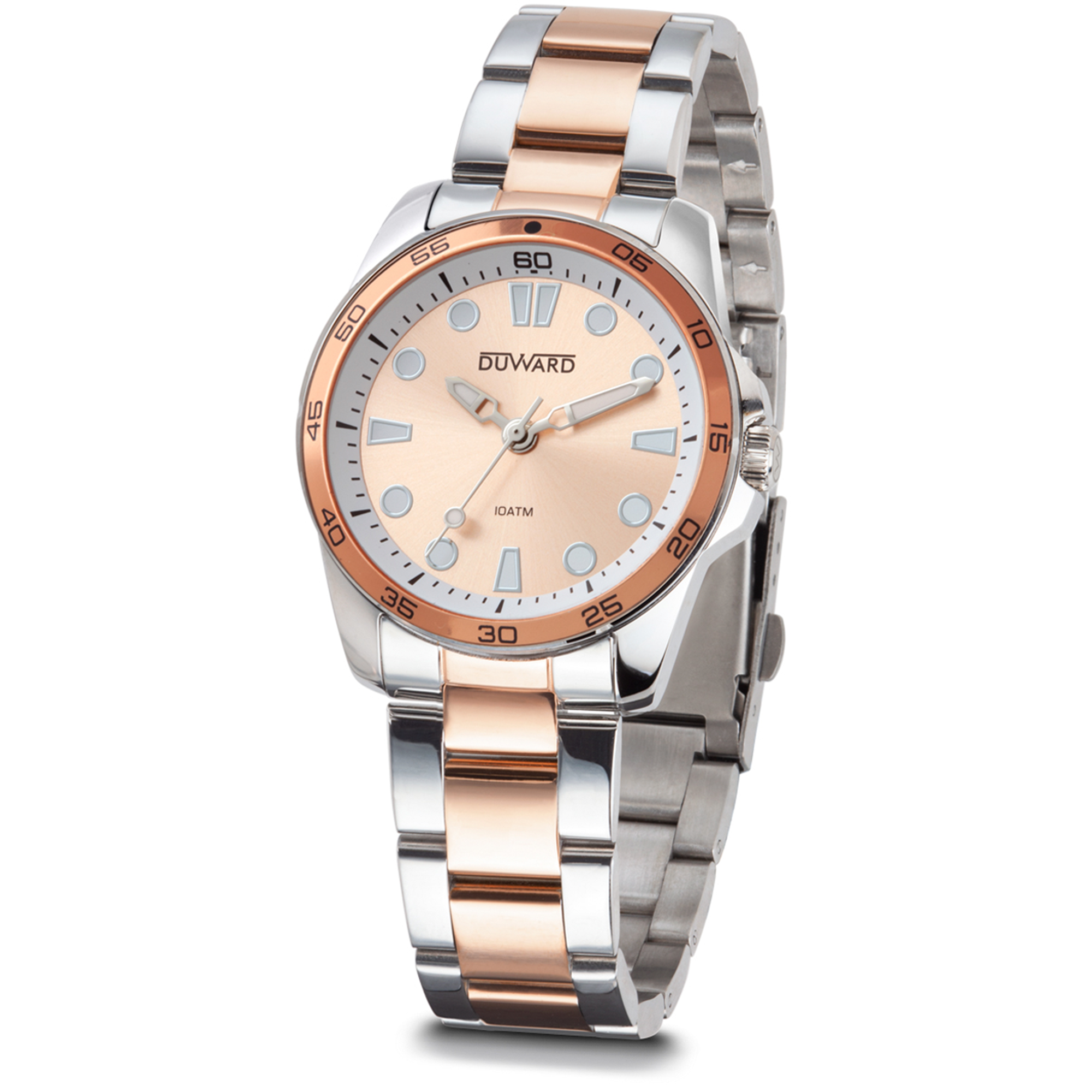 Reloj para mujer de acero bicolor 10 atm