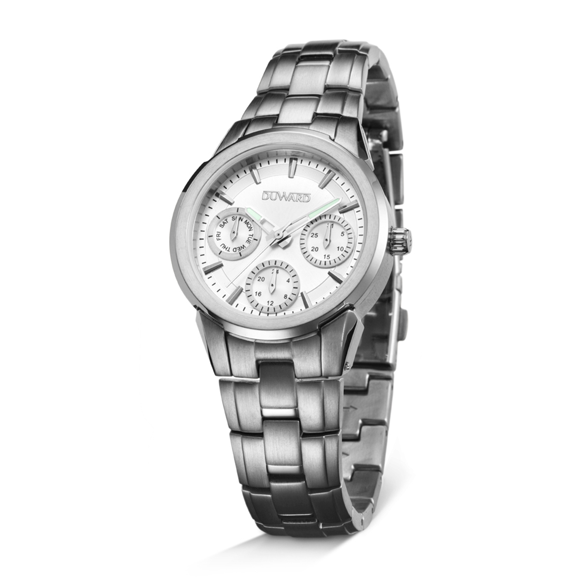 Señora.Brazalete.Acero.Multifunción.Plata.