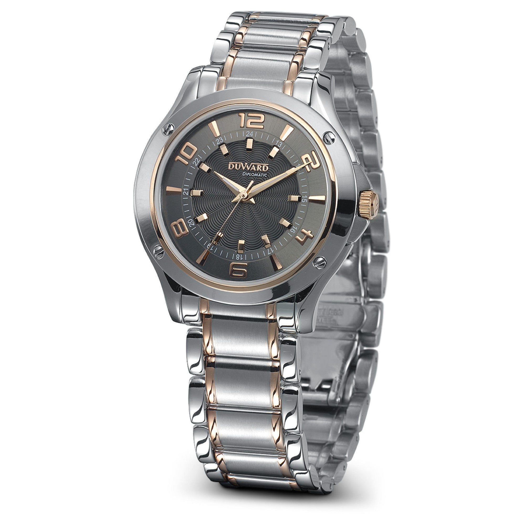 Reloj de Hombre Elegante caja acero esfera antracita 3 Atm