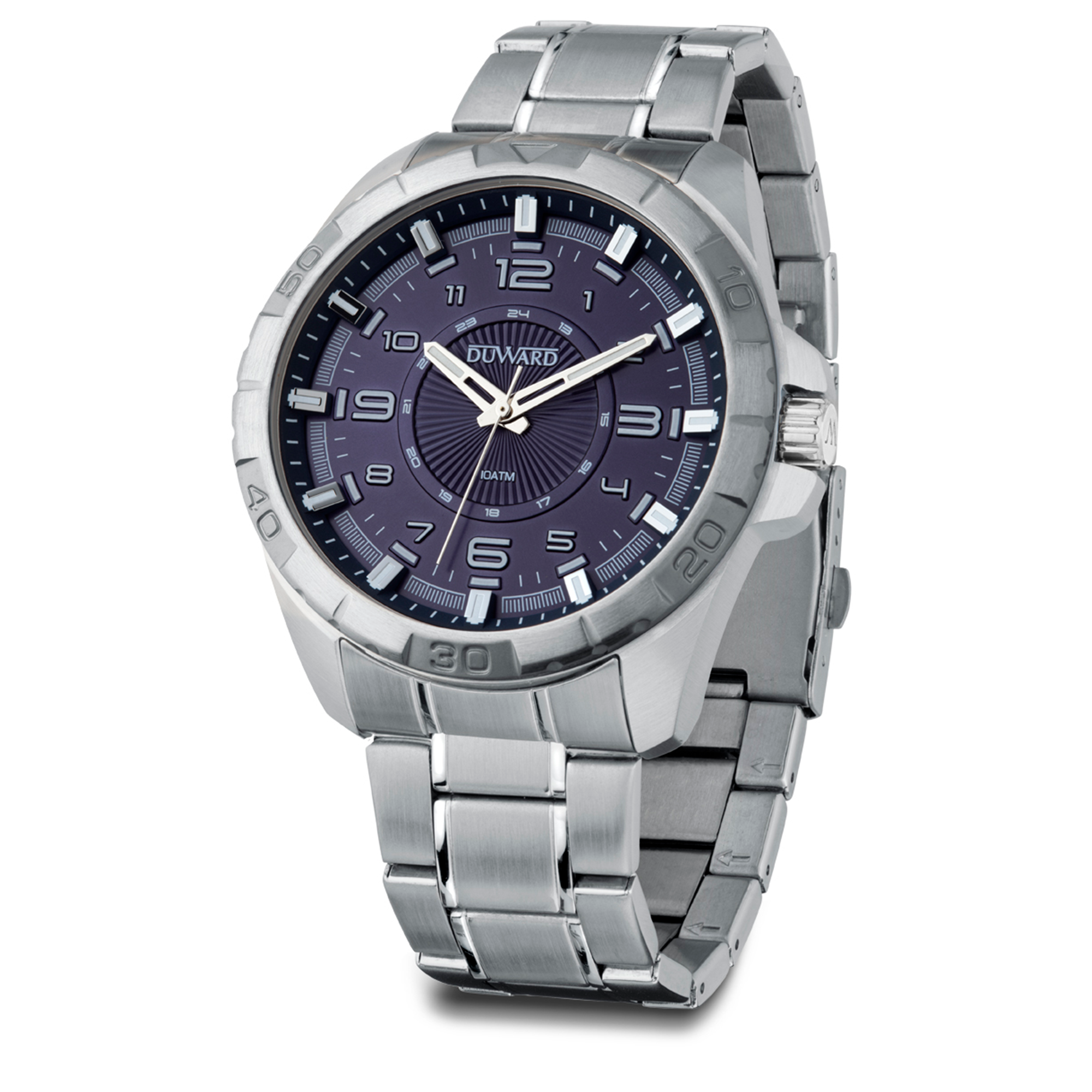 Reloj caja de acero 10 atm y brazalete de acero