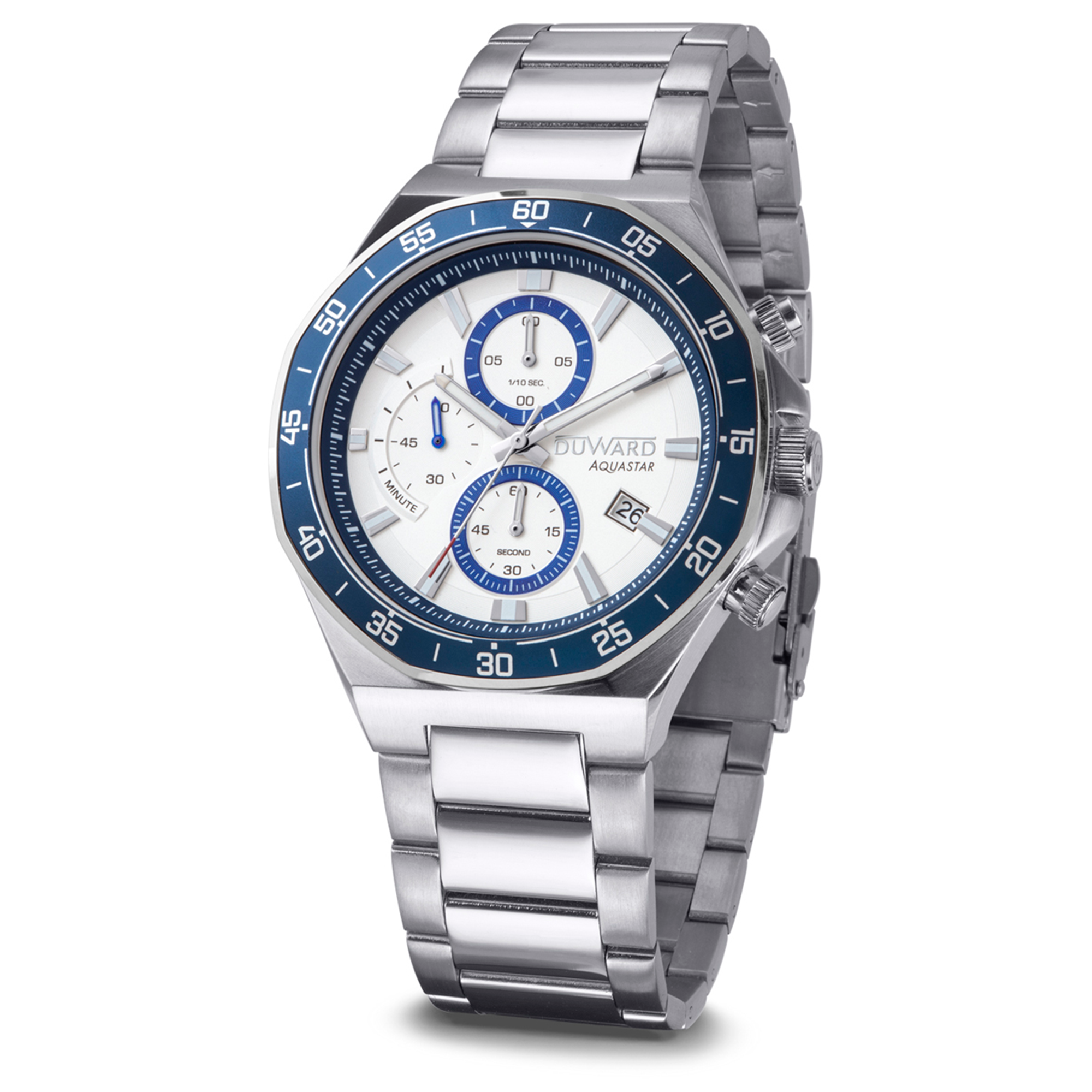 Reloj de Hombre DUWARD Aquastar de acero 10 ATM