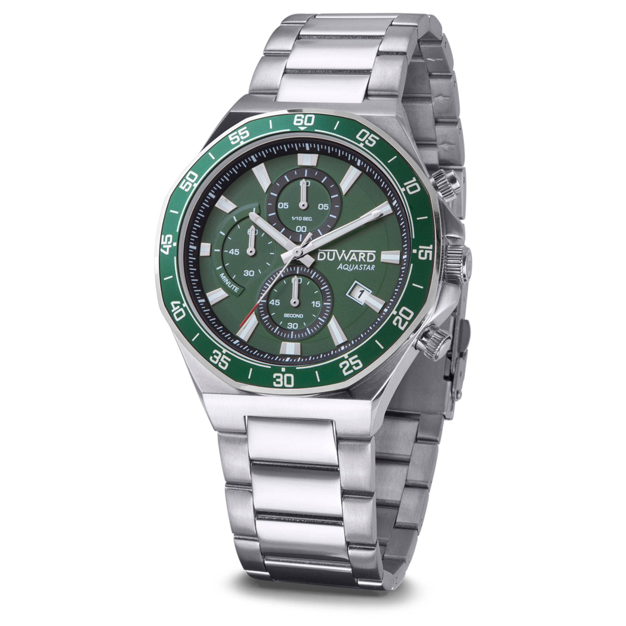 Reloj de Hombre DUWARD Aquastar de acero 10 ATM