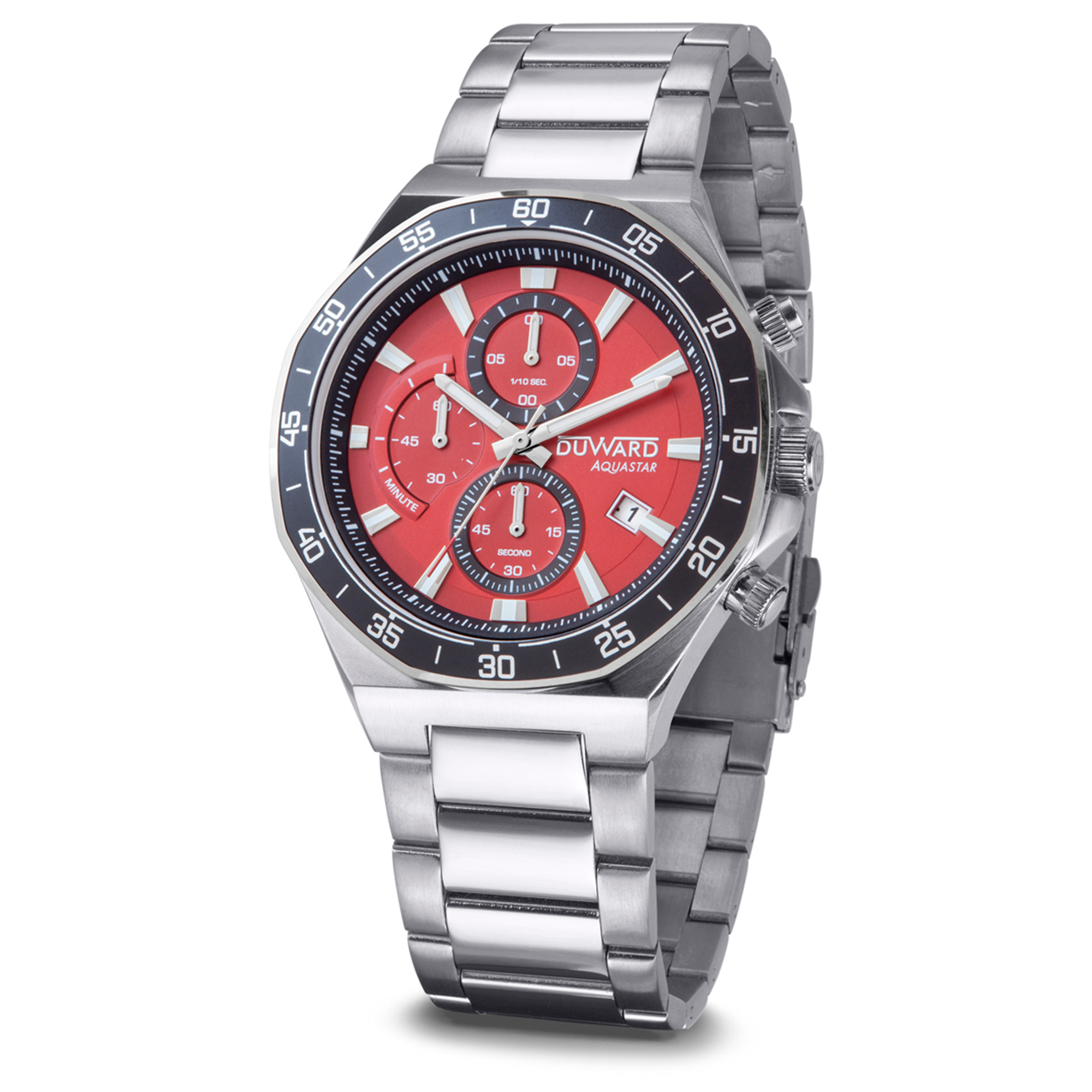 Reloj de Hombre DUWARD Aquastar de acero 10 ATM