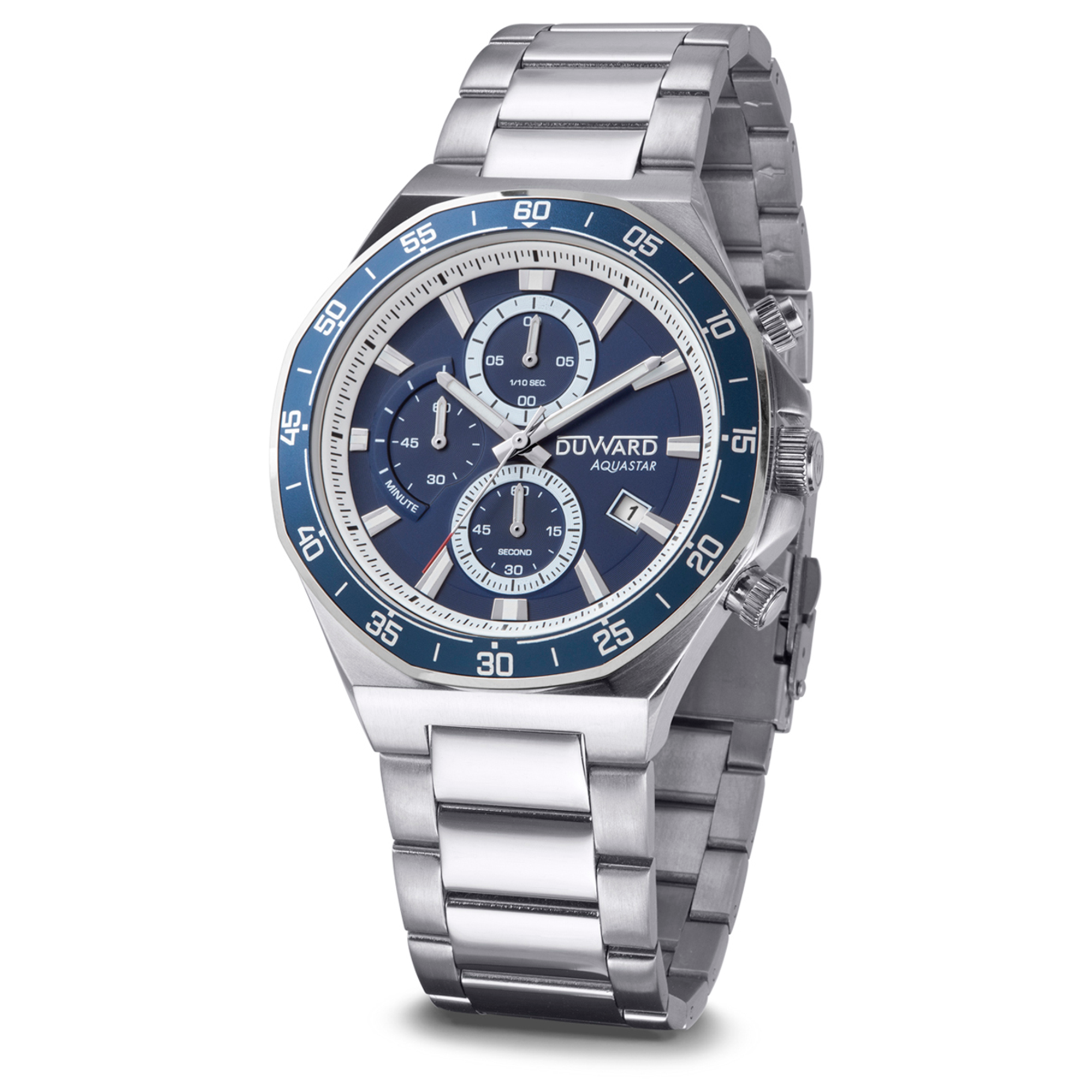 Reloj de Hombre DUWARD Aquastar de acero 10 ATM (Copia)