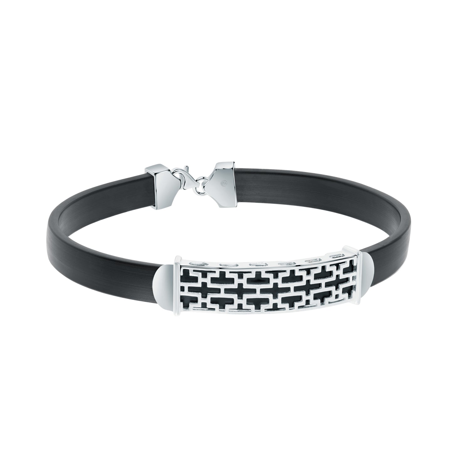 Pulsera Plata 925 rodiada 19mm