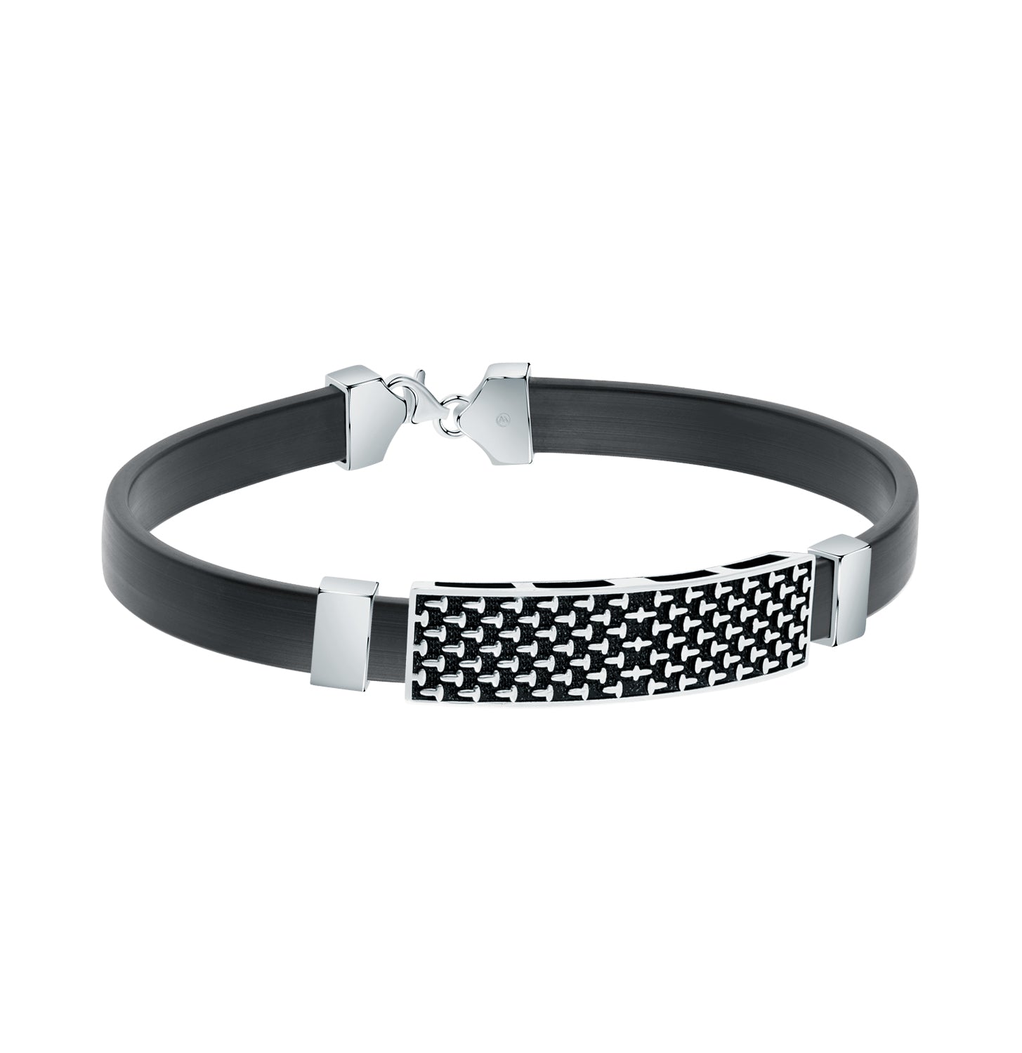 Pulsera Plata 925 rodiada 19mm