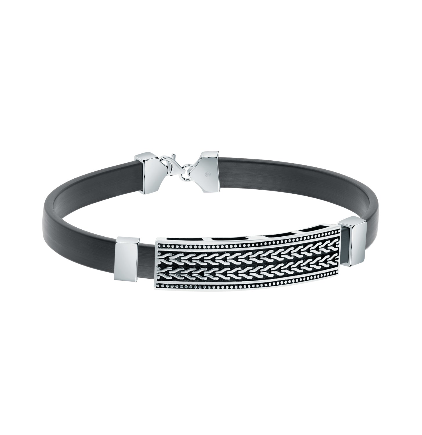 Pulsera Plata 925 rodiada 19mm