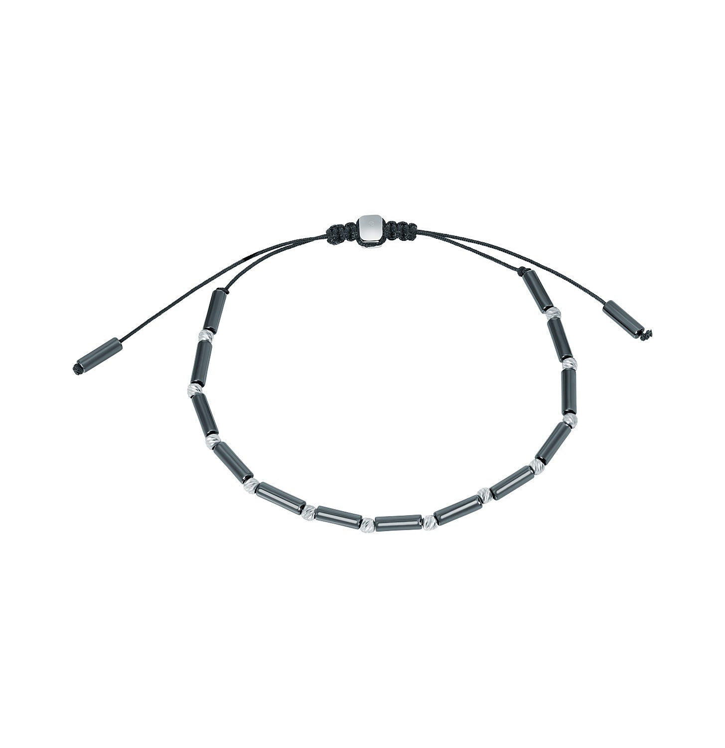 Pulsera Plata 925 tungsteno Cilindro