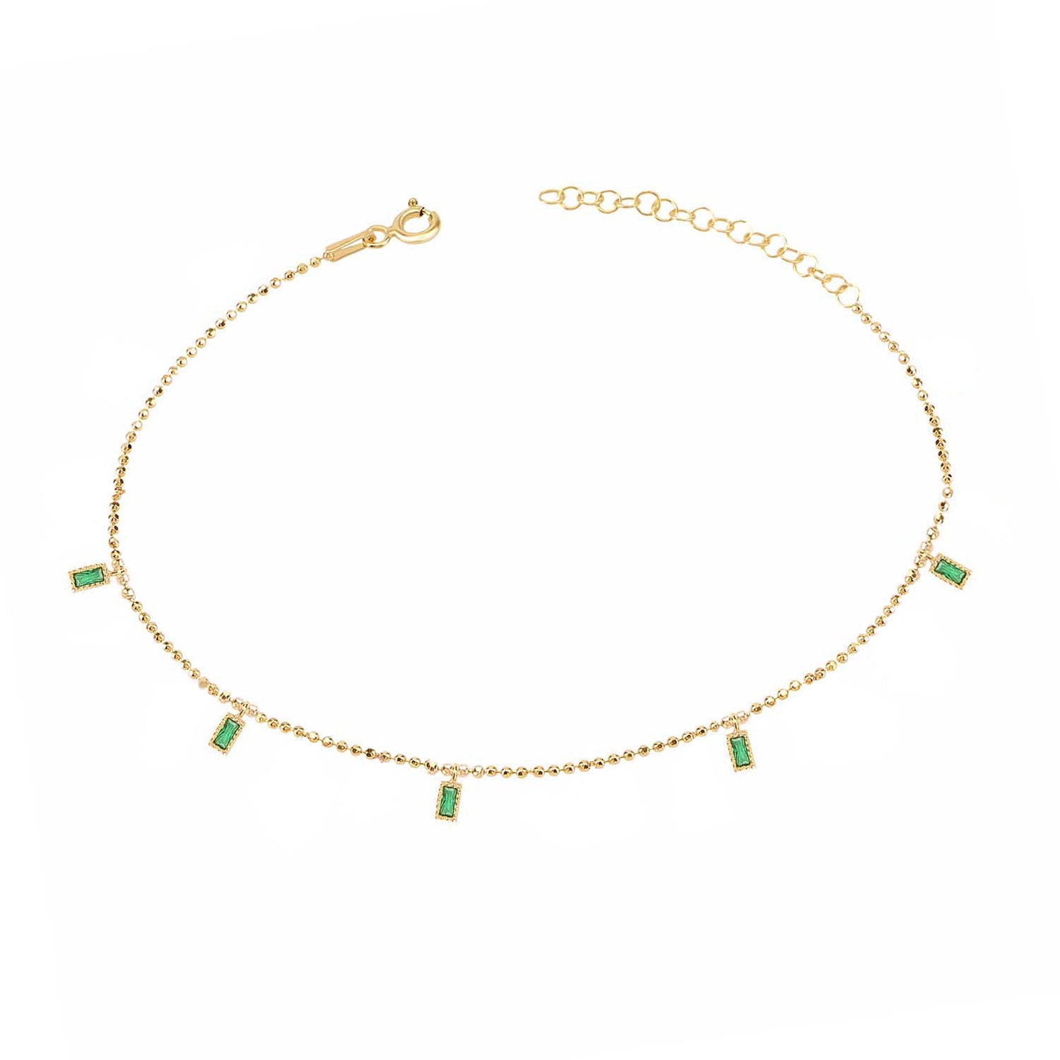 Pulsera 16+3Cm.Plata.Piedras.Dorado vrtde