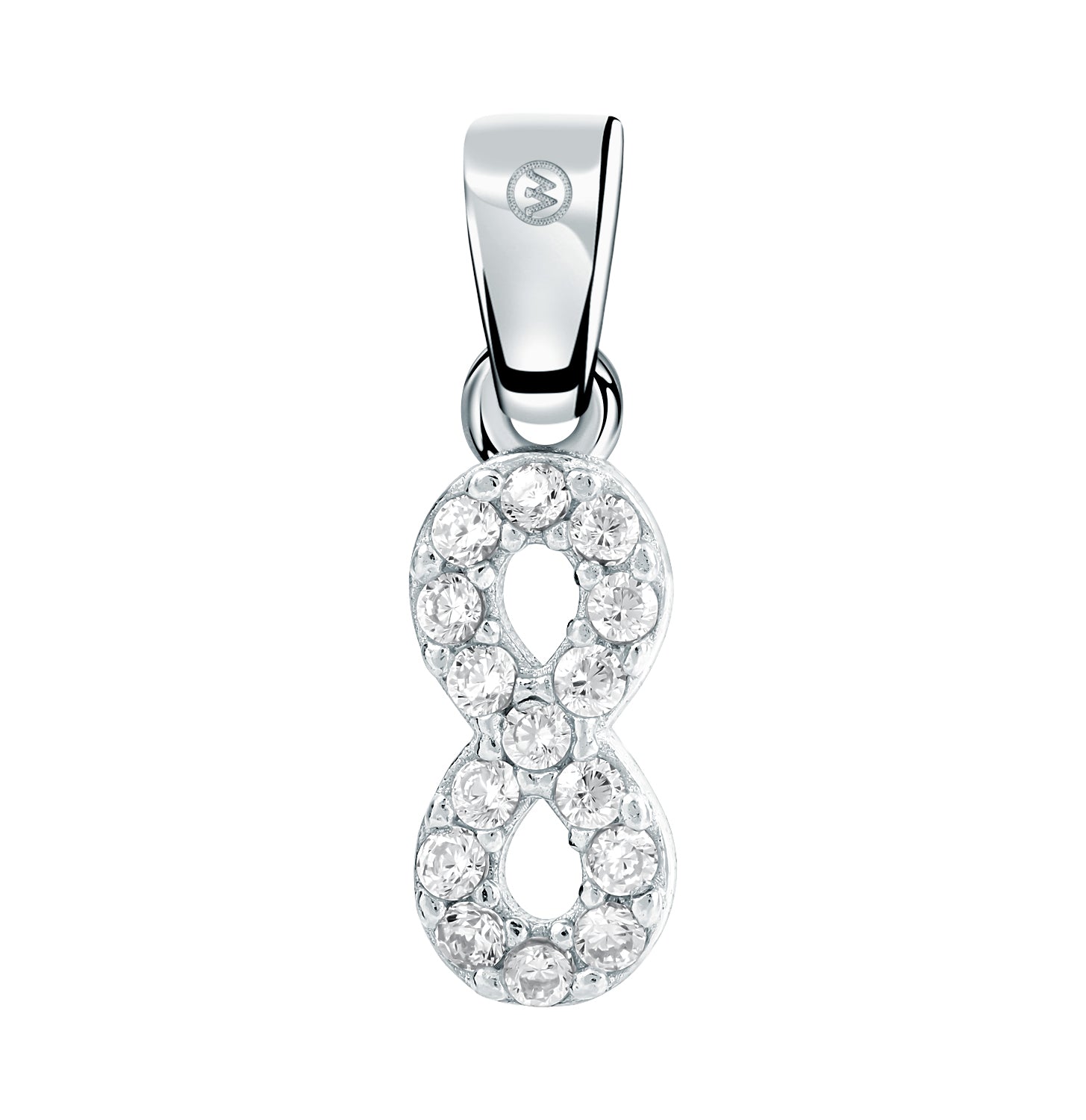 Colgante.Plata 925 rodida.Infinito/piedras.