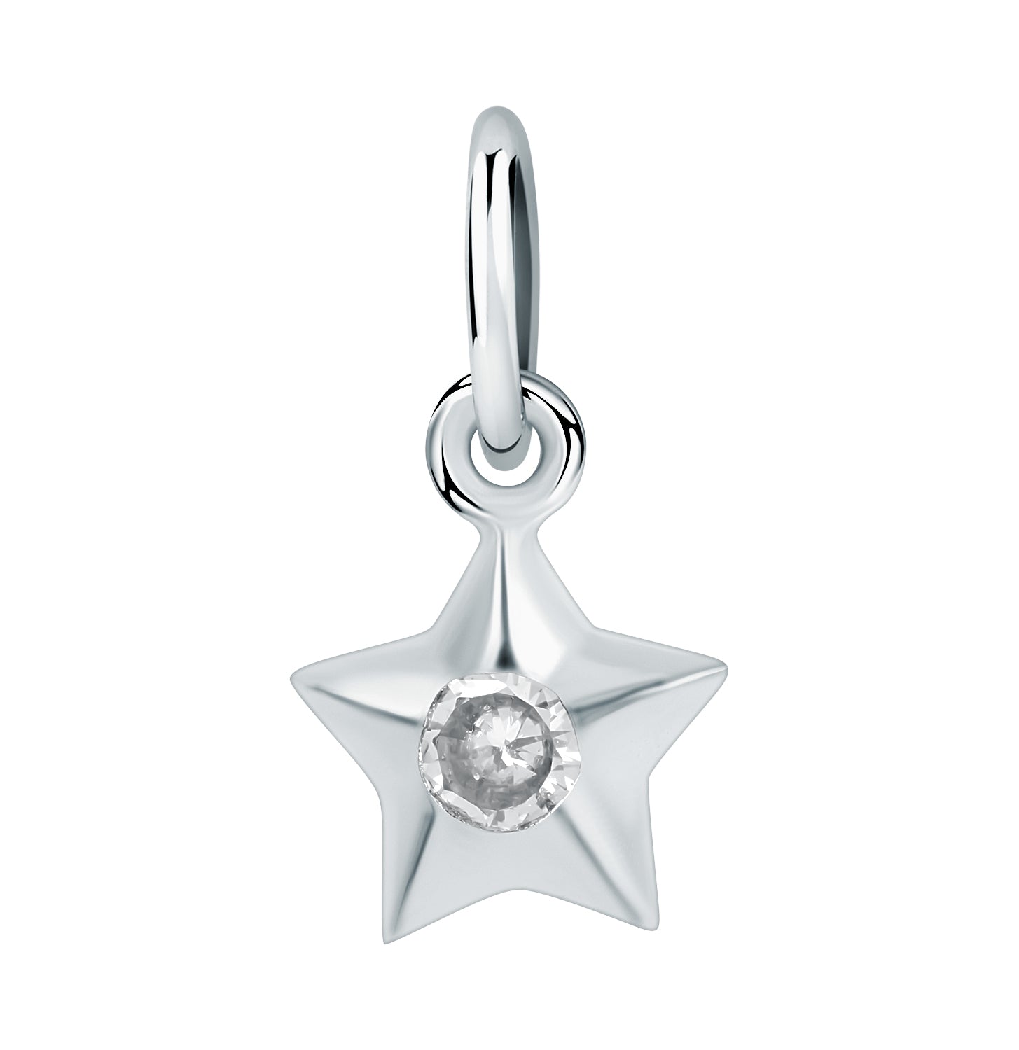 Colgante.Plata 925 rodiada.Estrella/piedra.