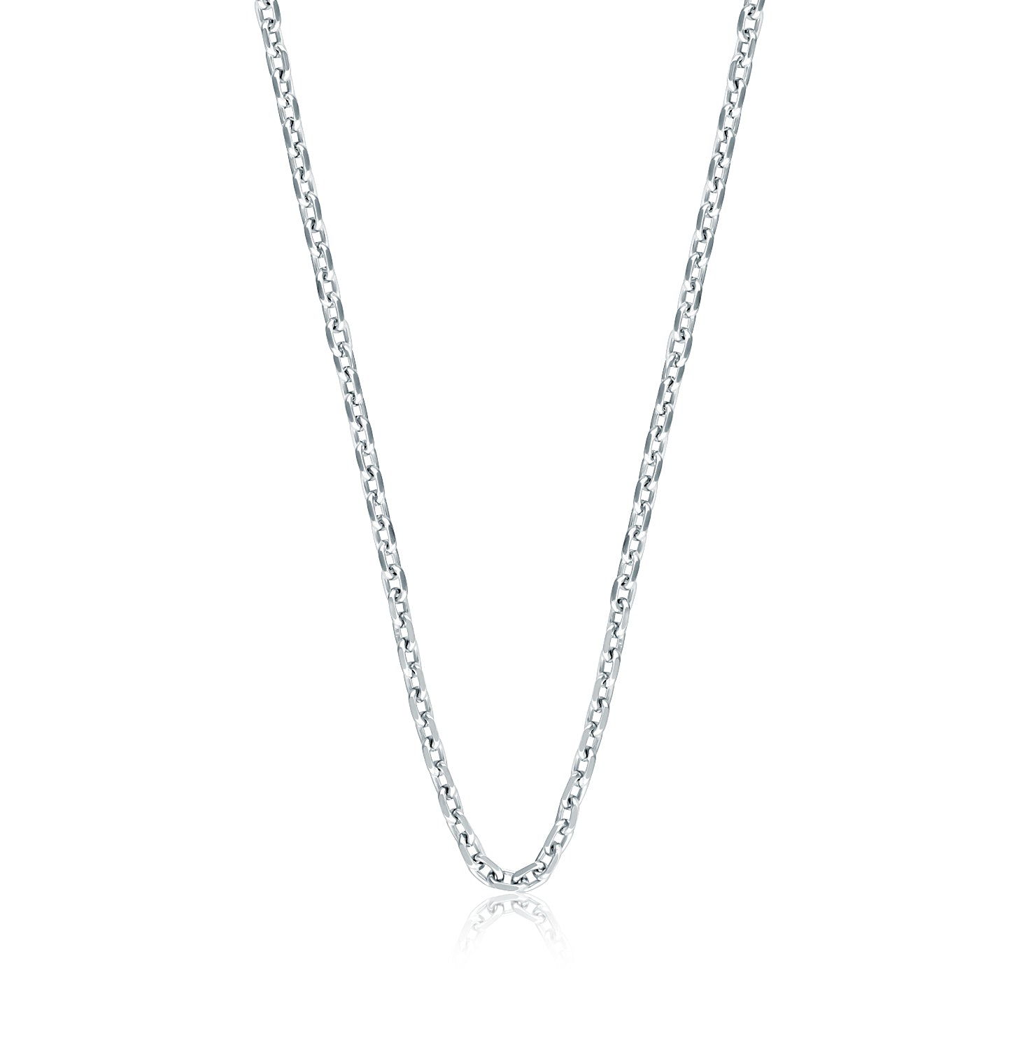 Collar.Plata 925mm rodiada.45Cm