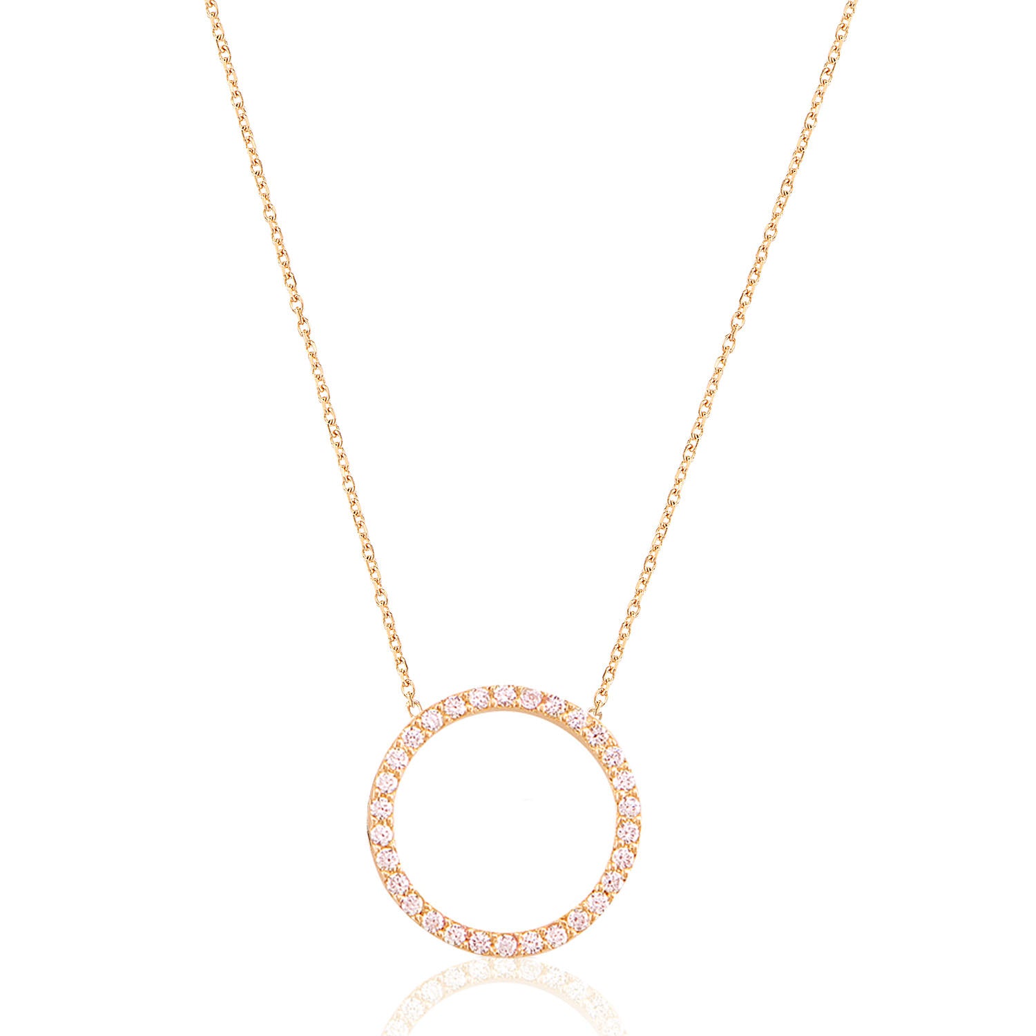 Collar 40+5Cm.Plata.1aro.Dorado blanco.