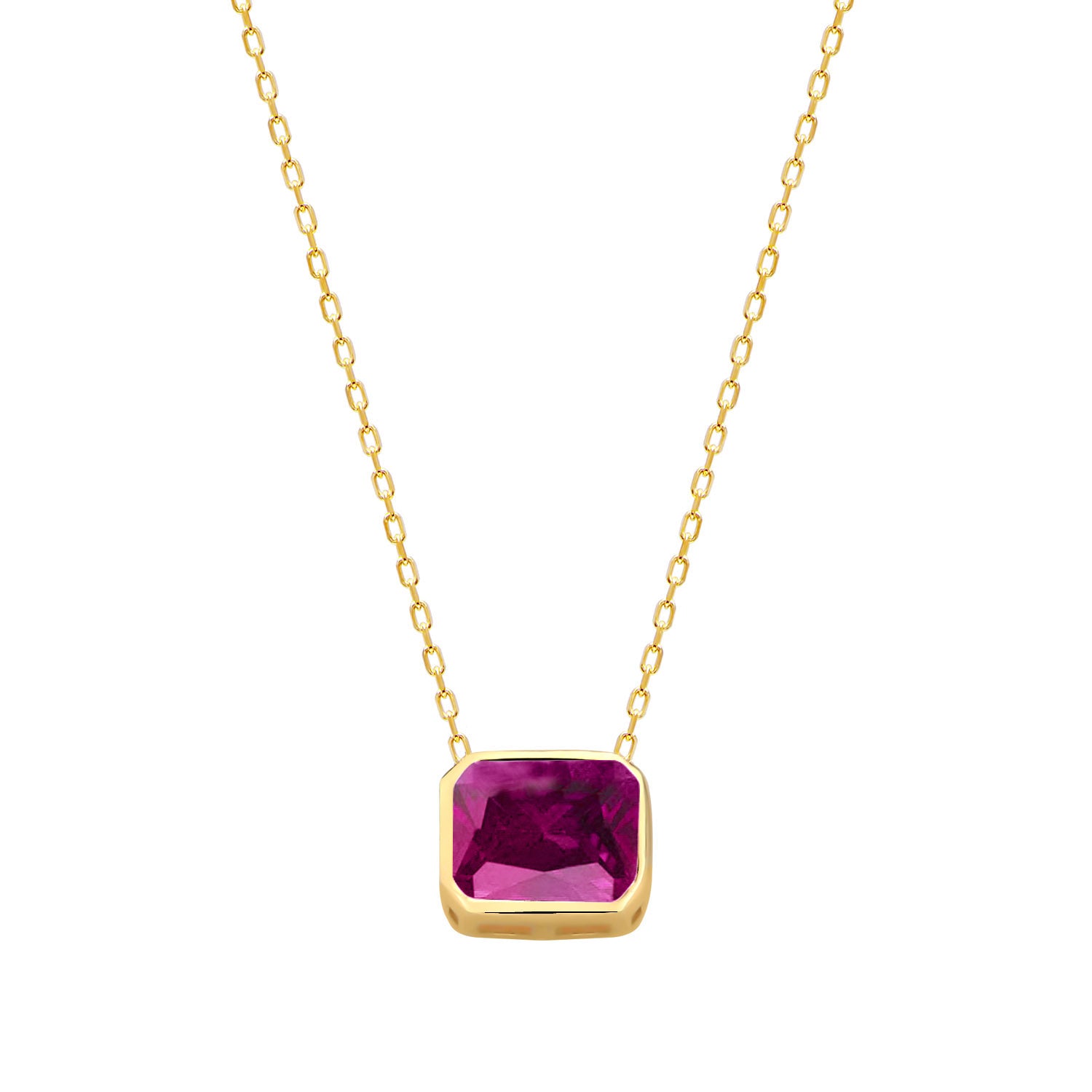Collar 40+5Cm.Plata.Circonita.Dorado rojo