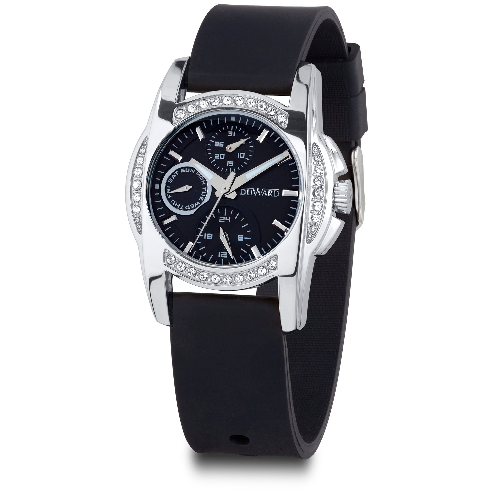 Reloj Mujer Informal Multifunción caja acero esfera negra