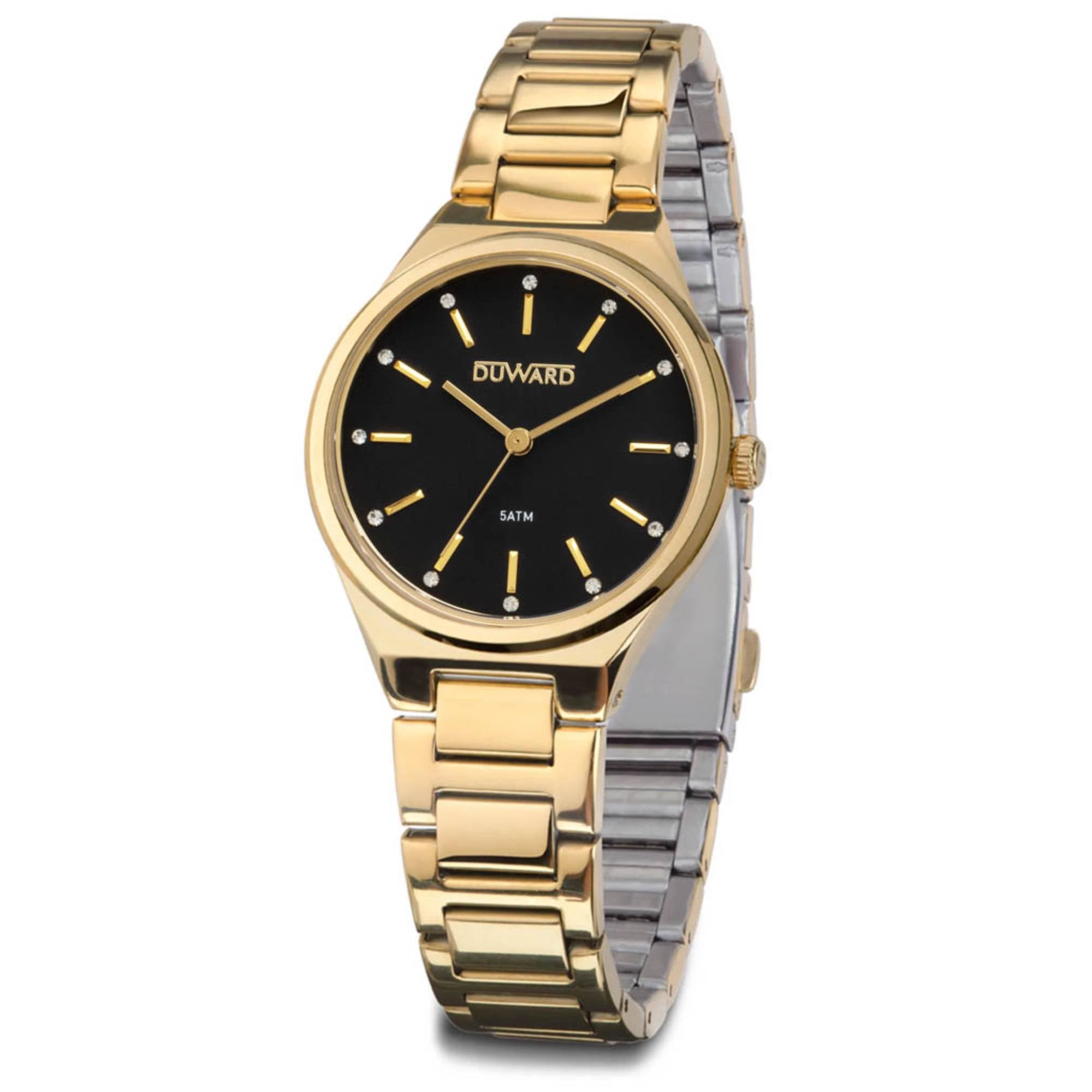 Señora.Brazalete/caja:acero.dorado.negro