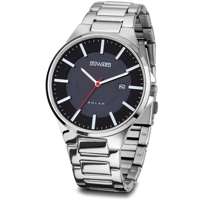Reloj con movimiento solar  de acero 5 atm para hombre