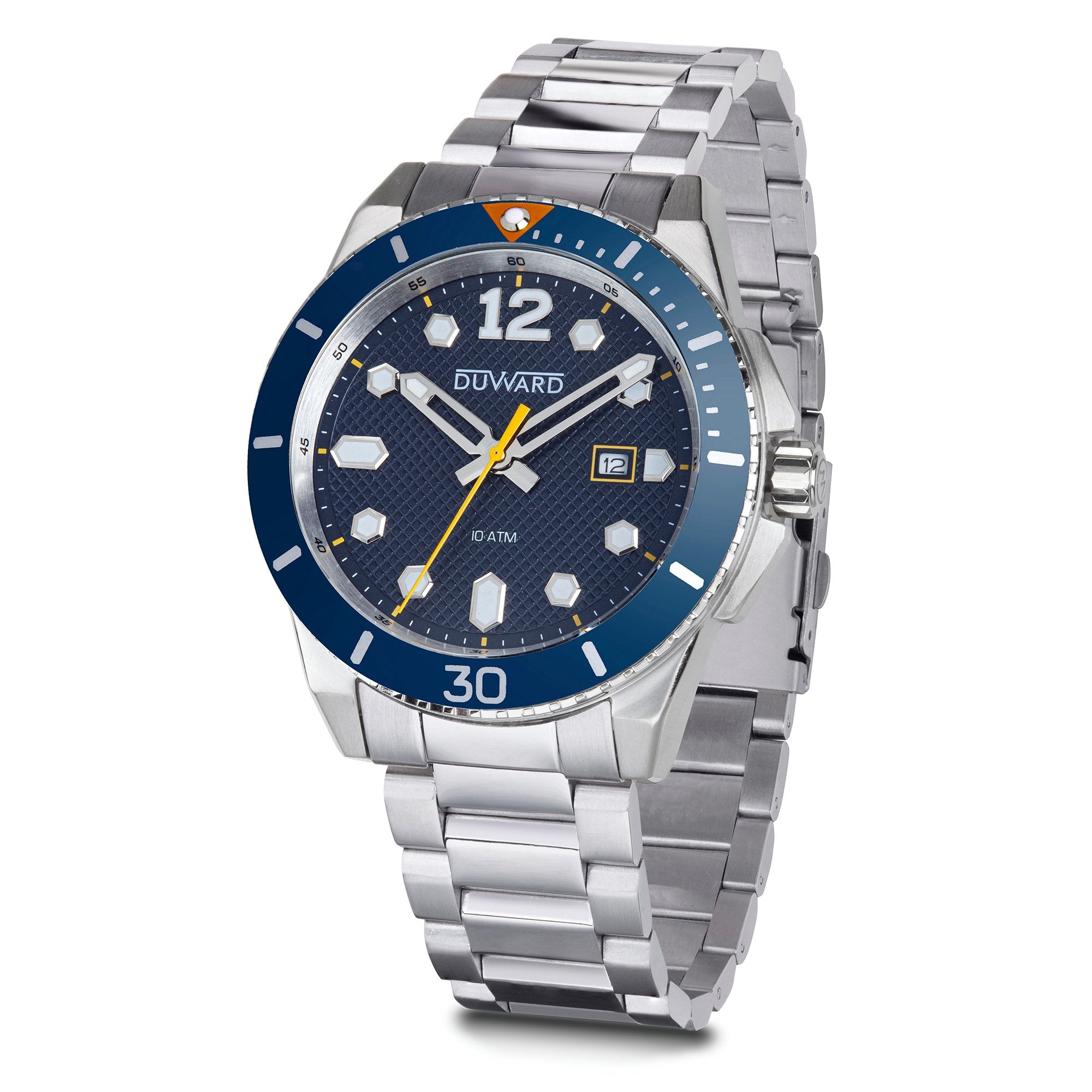 Reloj de hombre caja y armis acero esfera azul