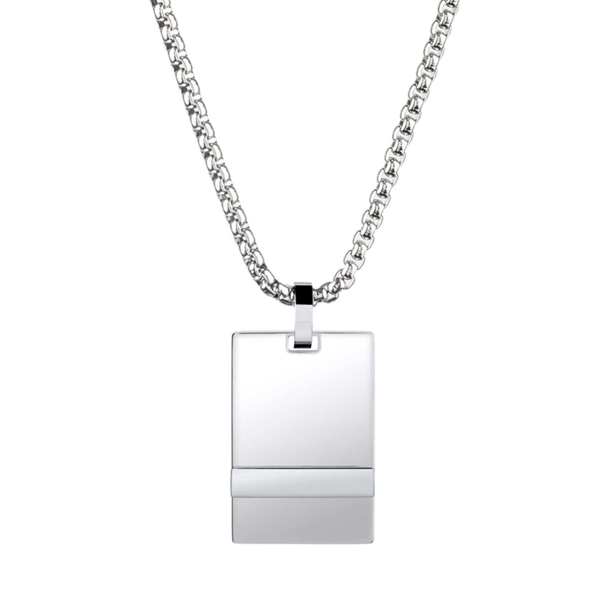 Collar Acero Blanco